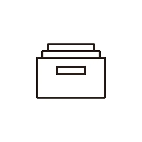 Archive Folders Icon Web Mobile App Document Vector Icon Archive — 스톡 벡터