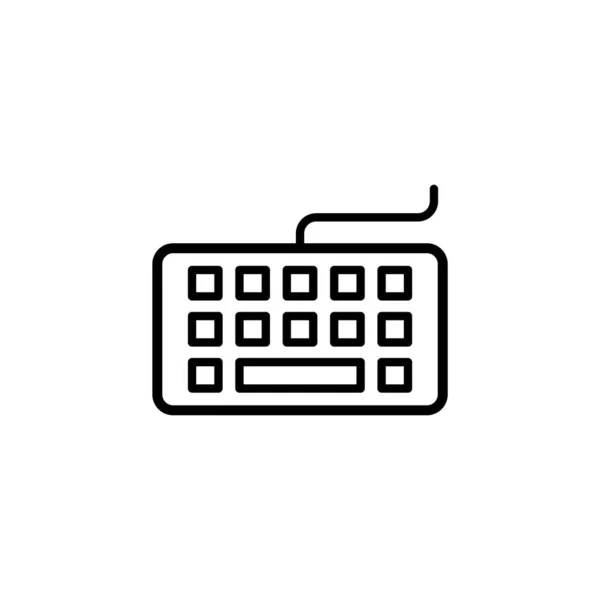 Keyboard Icon Web Mobile App Keyboard Sign Symbol — Stockvektor