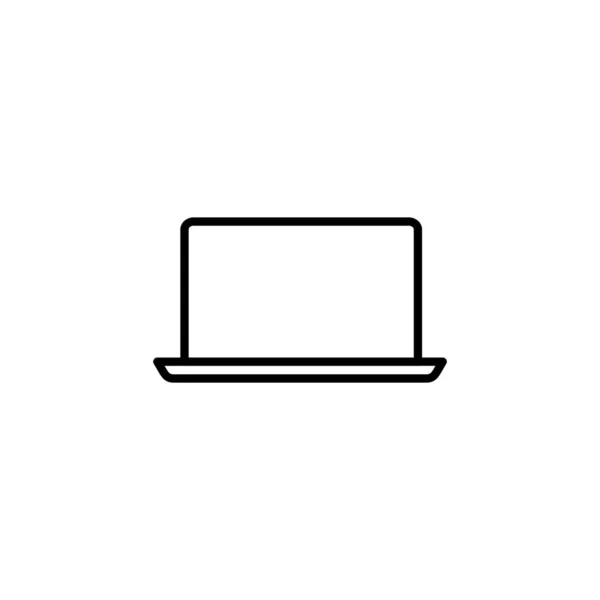 Laptop Icon Web Mobile App Computer Sign Symbol — Wektor stockowy