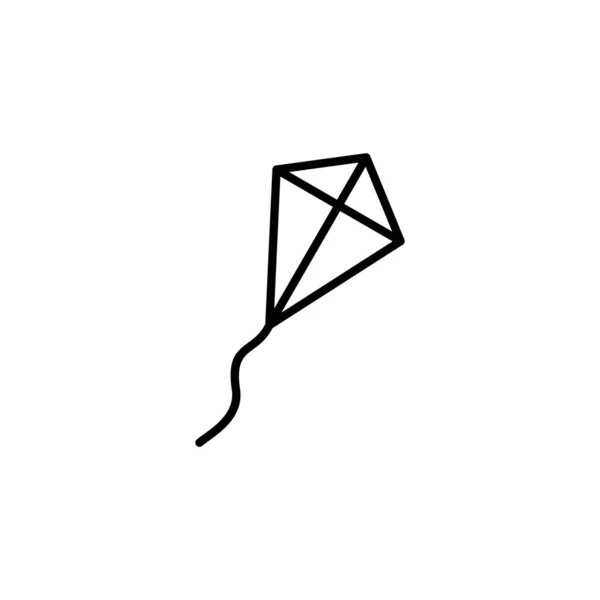 Піктограма Kite Веб Мобільного Додатку Знак Повітряного Змія Символ — стоковий вектор