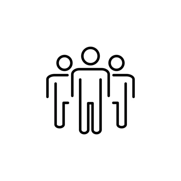 People Icon Web Mobile App Person Sign Symbol User Icon — Stok Vektör