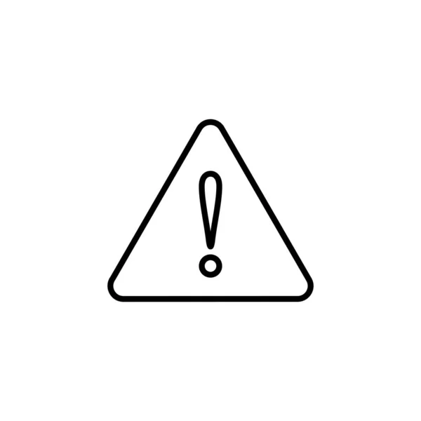 Exclamation Danger Sign Web Mobile App Attention Sign Symbol Hazard — Stockový vektor