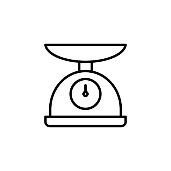 Scales Icon Web Mobile App Weight Scale Sign Symbol — ストックベクタ