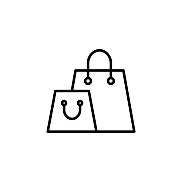 Shopping Bag Icon Web Mobile App Shopping Sign Symbol —  Vetores de Stock