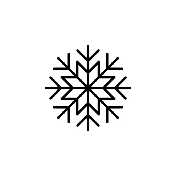 Snow Icon Web Mobile App Snowflake Sign Symbol — Stock Vector