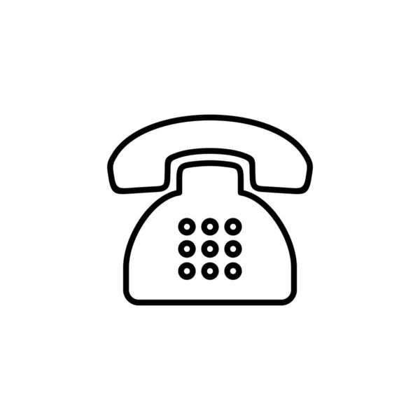 Telephone Icon Web Mobile App Phone Sign Symbol — Wektor stockowy