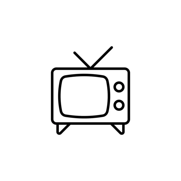Icon Web Mobile App Television Sign Symbol — Stok Vektör