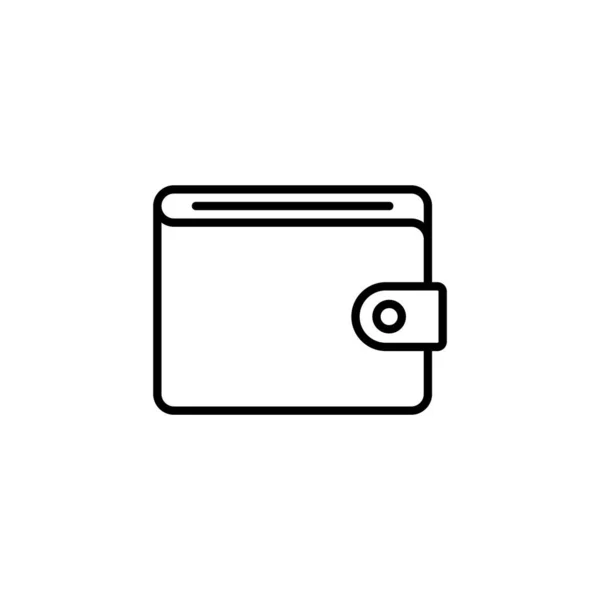 Wallet Icon Web Mobile App Wallet Sign Symbol — 스톡 벡터