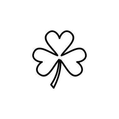 Clover icon vector for web and mobile app. clover sign and symbol. four leaf clover icon.