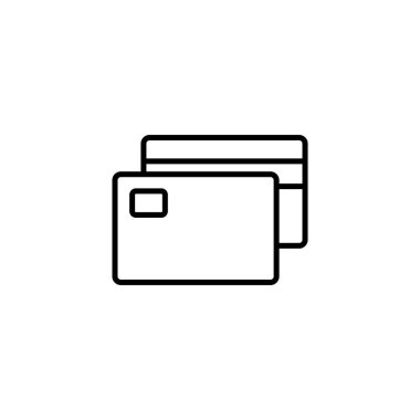 Credit card icon vector for web and mobile app. Credit card payment sign and symbol