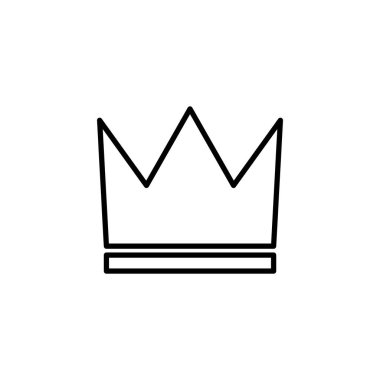 Crown icon vector for web and mobile app. crown sign and symbol