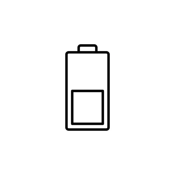 Battery Icon Vector Web Mobile App Battery Charging Sign Symbol — Vetor de Stock