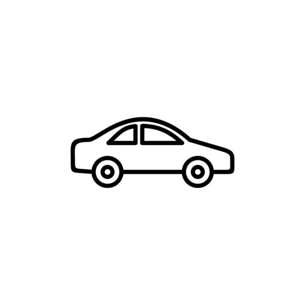 Car Icon Vector Web Mobile App Car Sign Symbol Small — Vector de stock