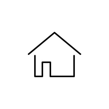 House icon for web and mobile app. Home sign and symbol