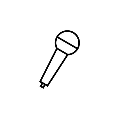 Microphone icon for web and mobile app. karaoke sign and symbol
