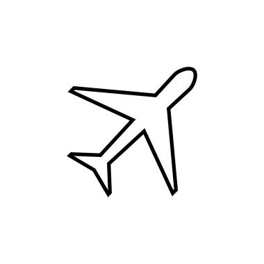 Plane icon for web and mobile app. Airplane sign and symbol. Flight transport symbol. Travel sign. aeroplane