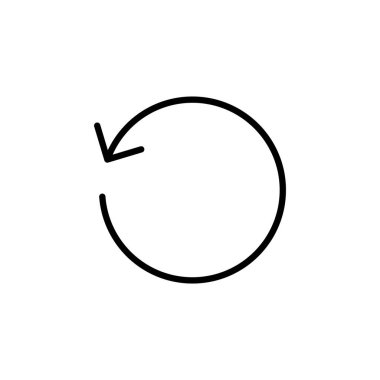 Refresh icon for web and mobile app. Reload sign and symbol. Update icon.