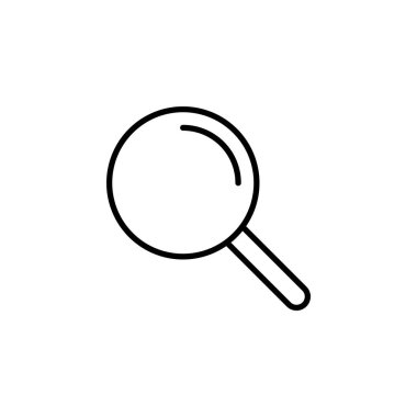 Search icon for web and mobile app. search magnifying glass sign and symbol