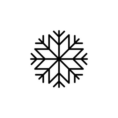Snow icon for web and mobile app. snowflake sign and symbol