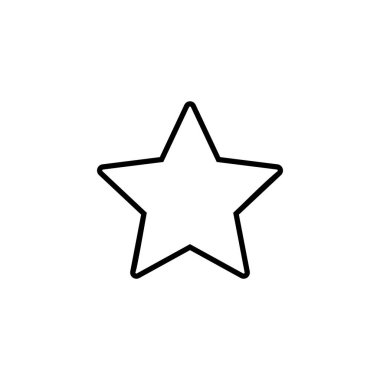 Star Icon for web and mobile app. rating sign and symbol. favourite star icon