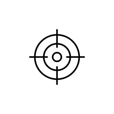 Target icon for web and mobile app. goal icon vector. target marketing sign and symbol