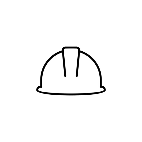 Helmet Icon Web Mobile App Motorcycle Helmet Sign Symbol Construction — Stockvektor