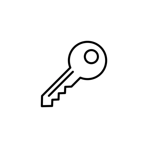 Key Icon Web Mobile App Key Sign Symbol — Archivo Imágenes Vectoriales