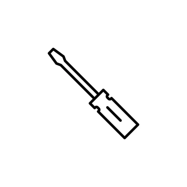 Rewdriver Icon Web Mobile App Знак Инструмента Символ — стоковый вектор
