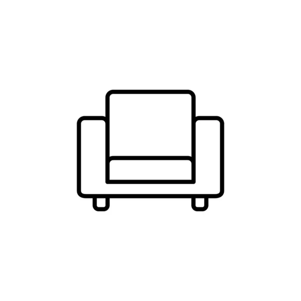 Sofa Icon Web Mobile App Sofa Sign Symbol Furniture Icon — Stockvektor