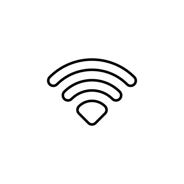 Wifi Icon Web Mobile App Signal Sign Symbol Wireless Icon — Vector de stock