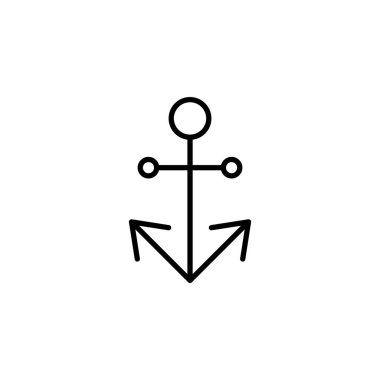 Anchor icon vector for web and mobile app. Anchor sign and symbol. Anchor marine icon.