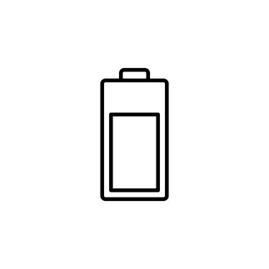Battery icon vector for web and mobile app. battery charging sign and symbol. battery charge level