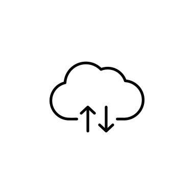 Cloud icon vector for web and mobile app. cloud sign and symbol