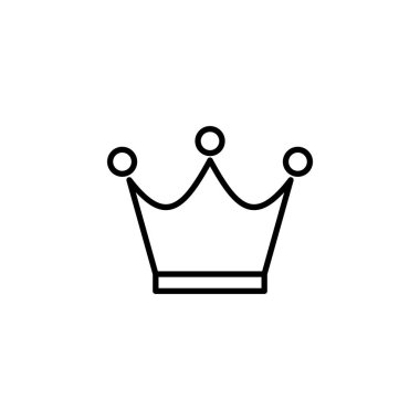 Crown icon vector for web and mobile app. crown sign and symbol