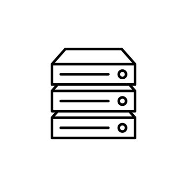 Database icon vector for web and mobile app. database sign and symbol