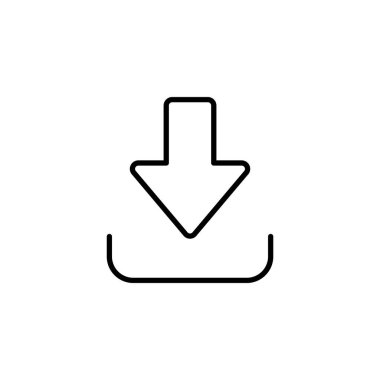 Download icon vector for web and mobile app. Download sign and symbol