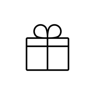 Gift icon vector for web and mobile app. gift sign and symbol. birthday gift