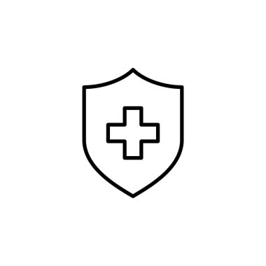 Health insurance icon vector for web and mobile app. Insurance document sign and symbol