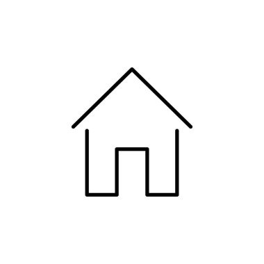 House icon for web and mobile app. Home sign and symbol