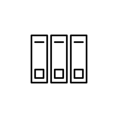 Library icon for web and mobile app. education sign and symbol