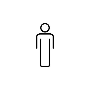 Man icon for web and mobile app. male sign and symbol. human symbol