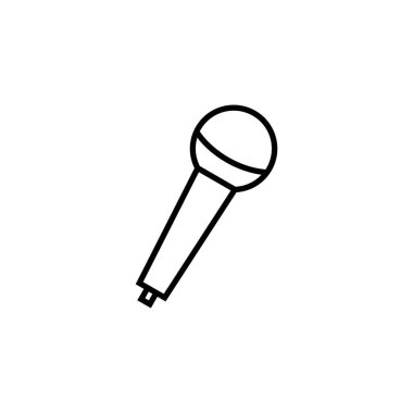 Microphone icon for web and mobile app. karaoke sign and symbol