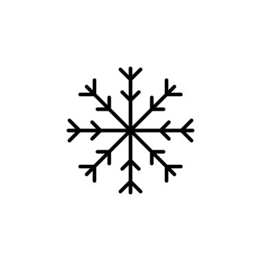 Snow icon for web and mobile app. snowflake sign and symbol