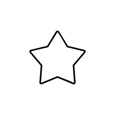 Star Icon for web and mobile app. rating sign and symbol. favourite star icon