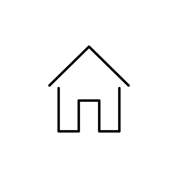 House Icon Web Mobile App Home Sign Symbol - Stok Vektor