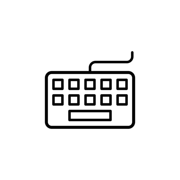 Keyboard Icon Web Mobile App Keyboard Sign Symbol — Stockvektor