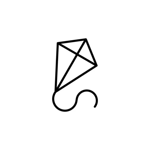 Kite Icon Web Mobile App Kite Sign Symbol — Stock Vector