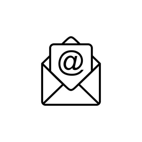 Иконка Почты Веб Мобильного Приложения Знак Символ Электронной Почты Иконка — стоковый вектор