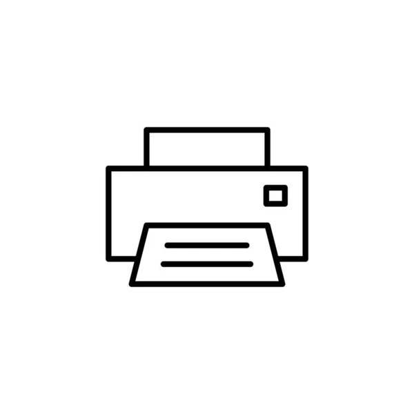 Print Icon Web Mobile App Printer Sign Symbol — Stockvektor