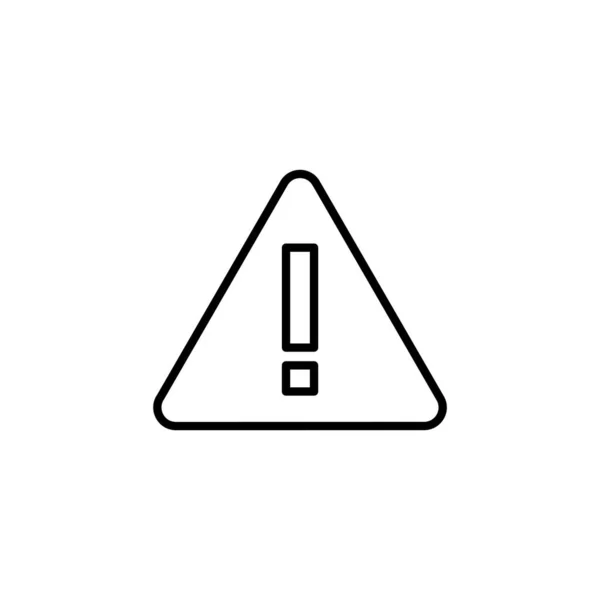 Exclamation Danger Sign Web Mobile App Attention Sign Symbol Hazard — Stockvektor